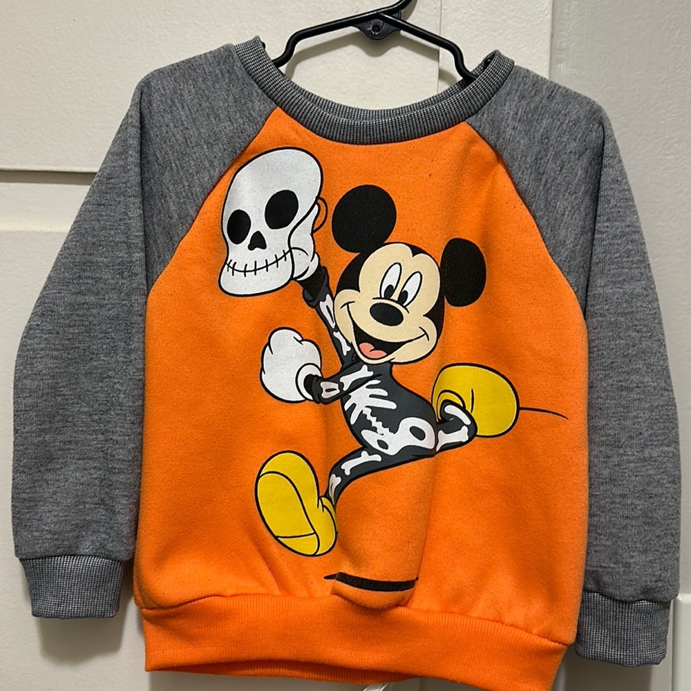 Disney Halloween Mickey Mouse Crewneck Sweatshirt